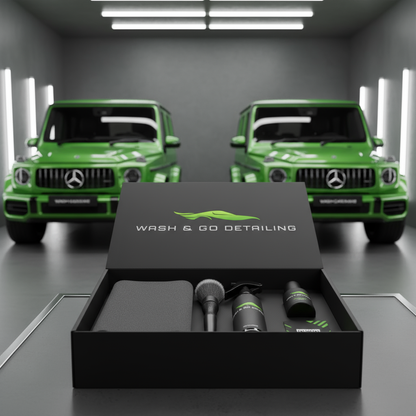 WASH & GO DETAILING AFTERCARE KIT с зелени G-Class