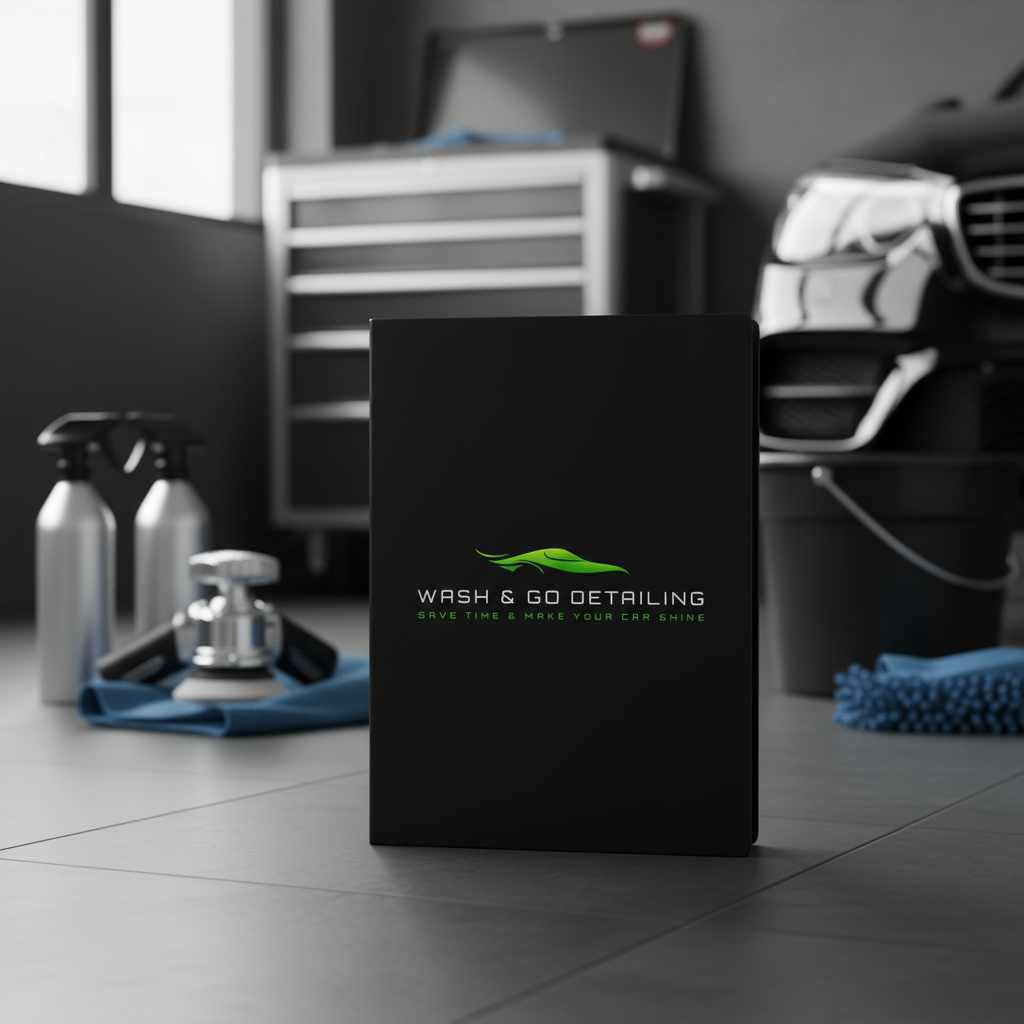 WASH & GO LOGOKIT in professional car care setting